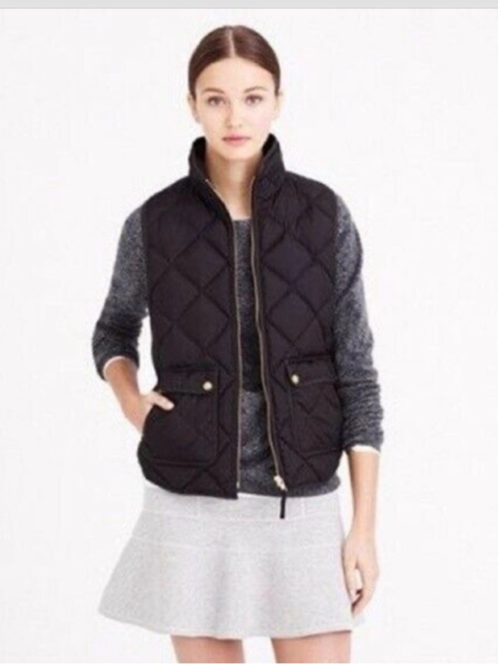 J. Crew Black Excursion Vest